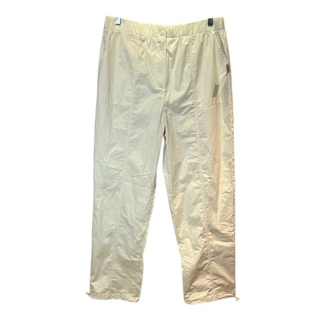 New Hunter and Brown Women’s Cotton Pants Bone Beige Color 100% Cotton XL NWT